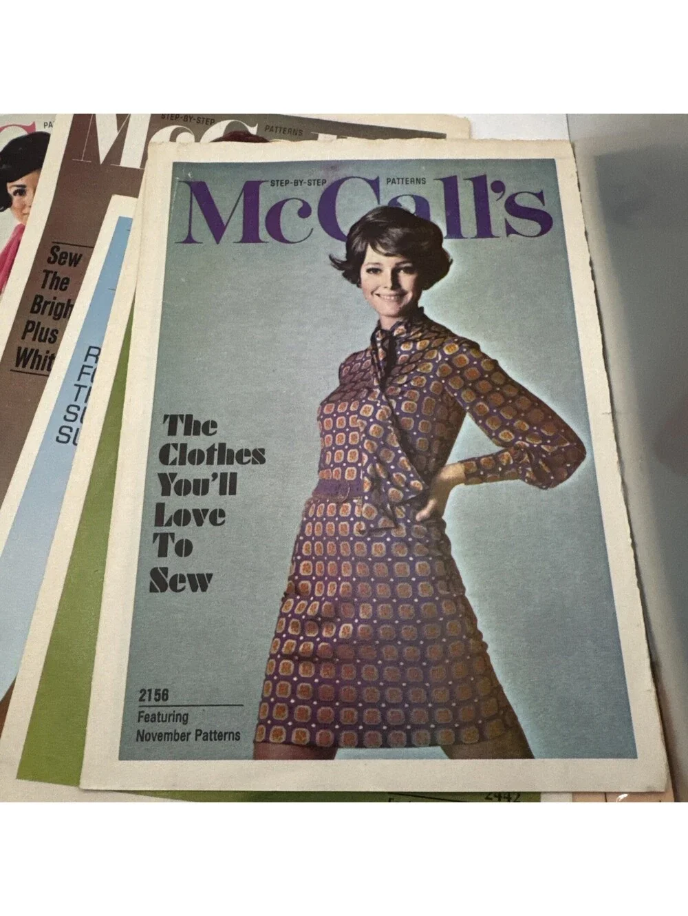 Vintage McCall’s Step By Step Patterns Magazines Lot Of 8